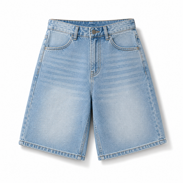 Essential Light Wash Baggy Jorts